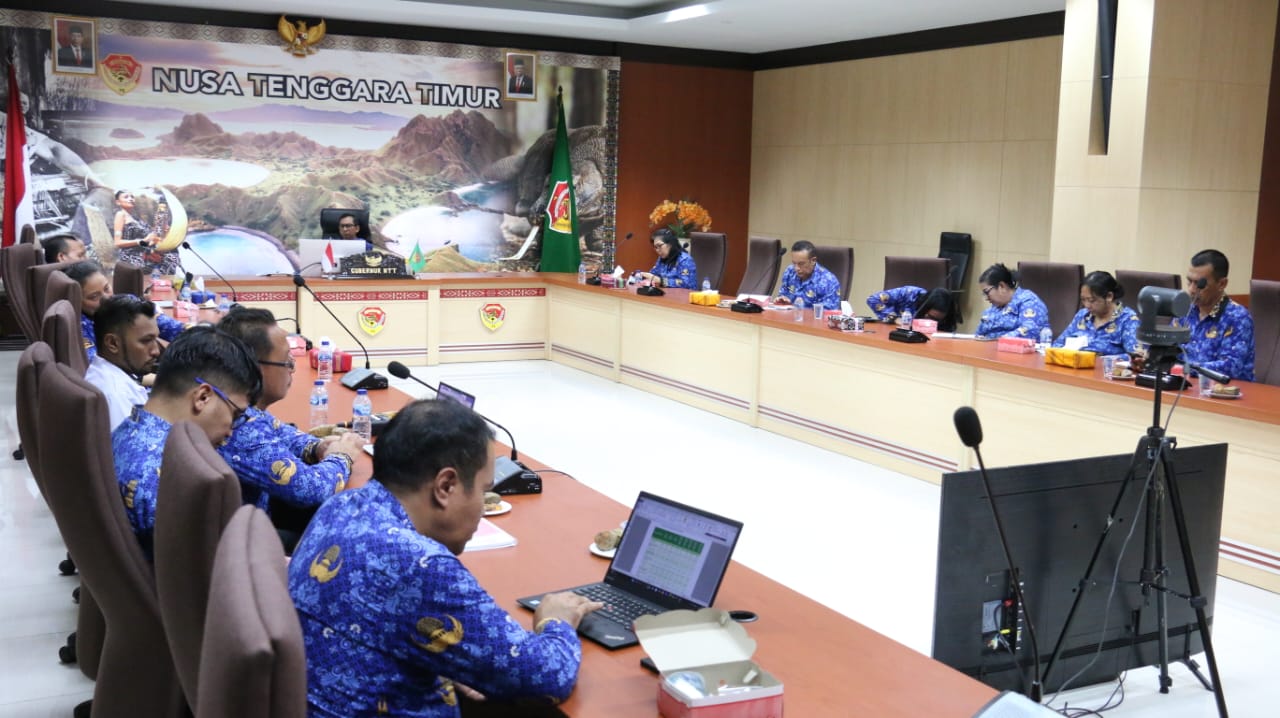 Pj Gubernur Ntt Mengikuti Rapat Koordinasi Pengendalian Inflasi Tahun